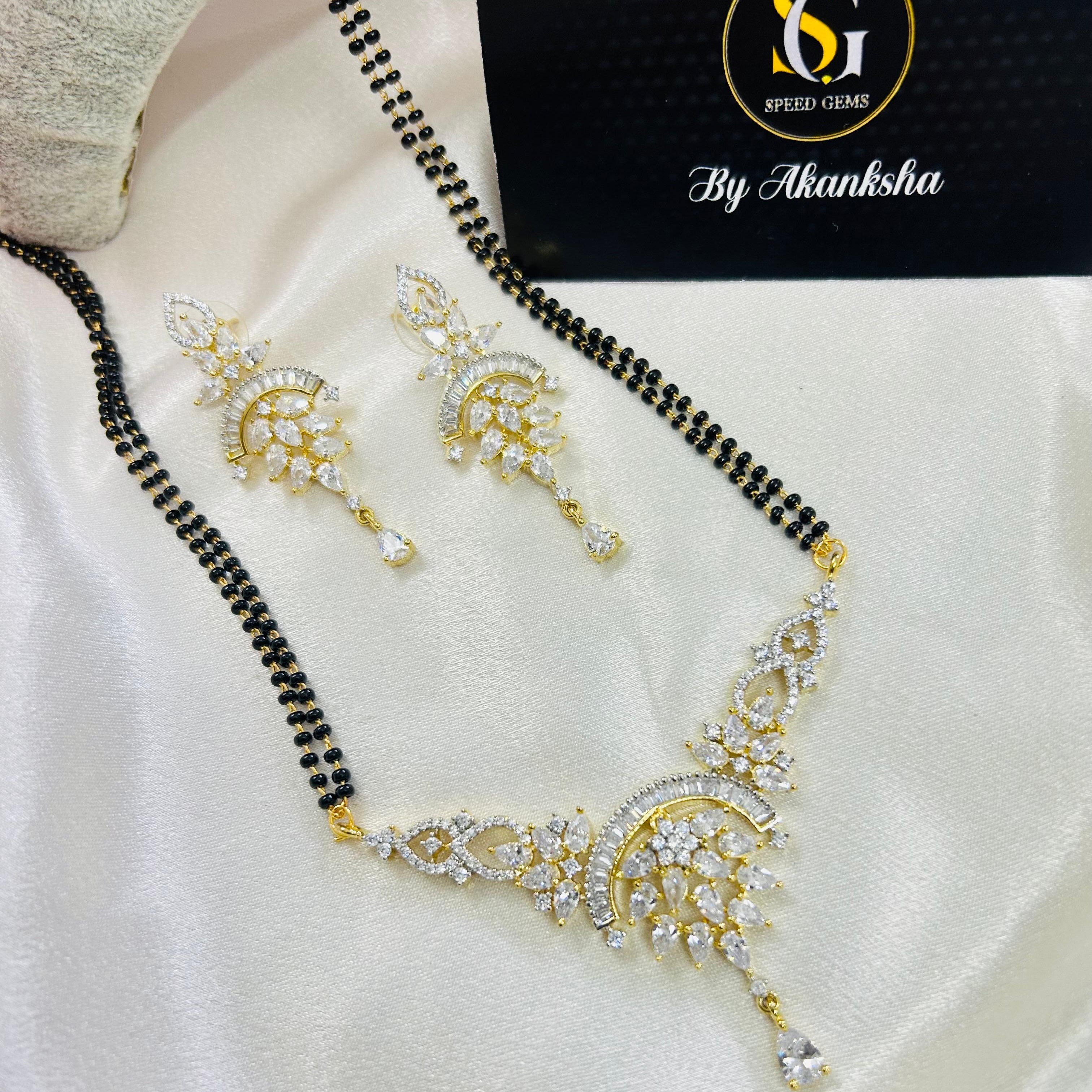 Star-Cut Diamond Mangalsutra