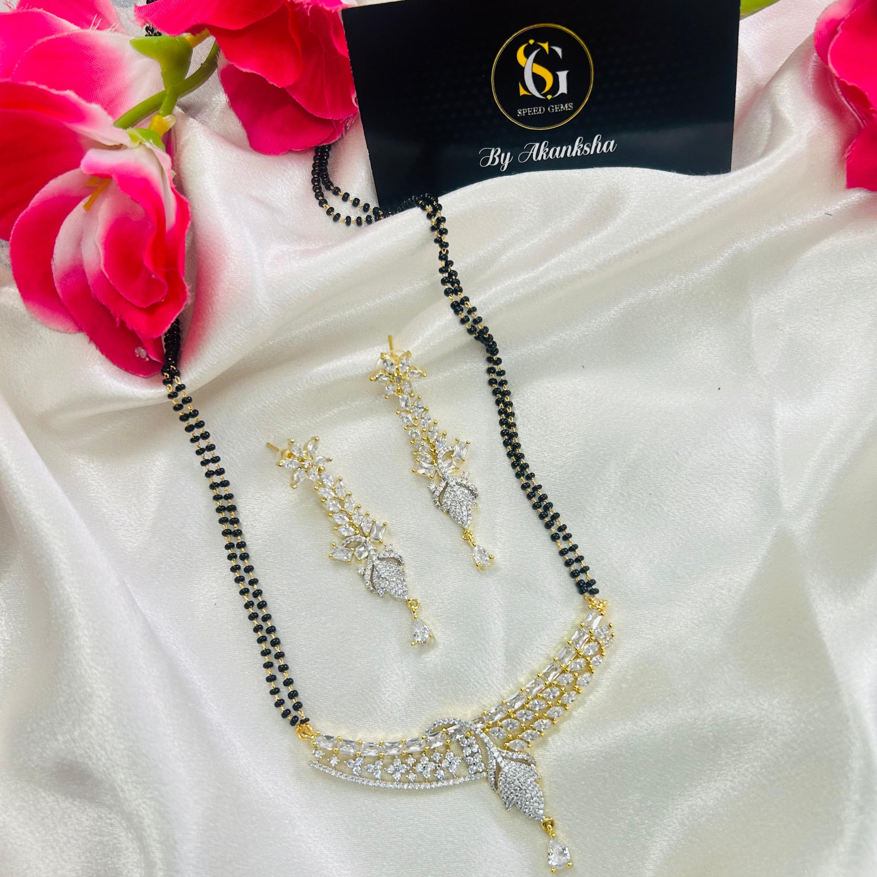 Star-Cut Diamond Mangalsutra