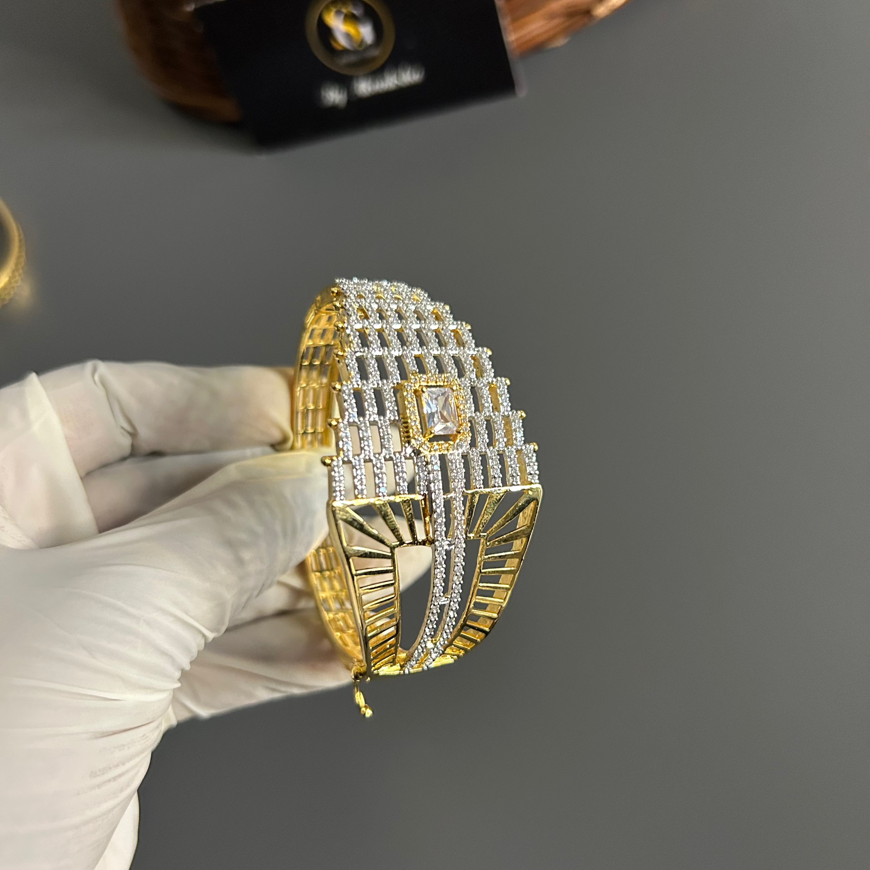 Designer CZ Stone Bracelet